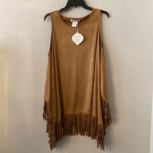 Oversized Fringe Tunic